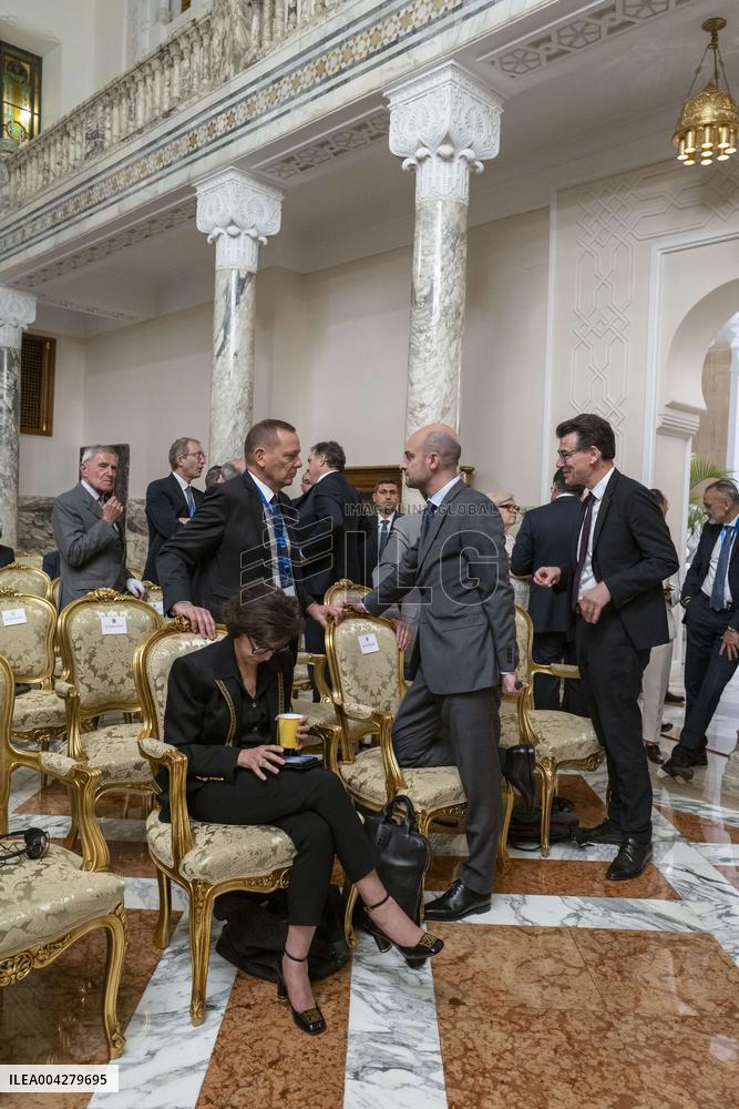Sebastien Lecornu And Eric Lombard Meeting - Cairo