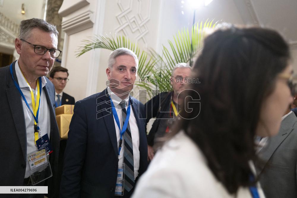 Sebastien Lecornu And Eric Lombard Meeting - Cairo