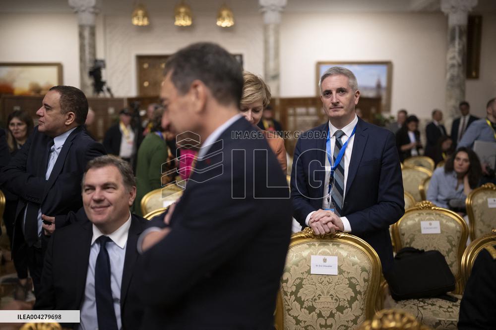 Sebastien Lecornu And Eric Lombard Meeting - Cairo