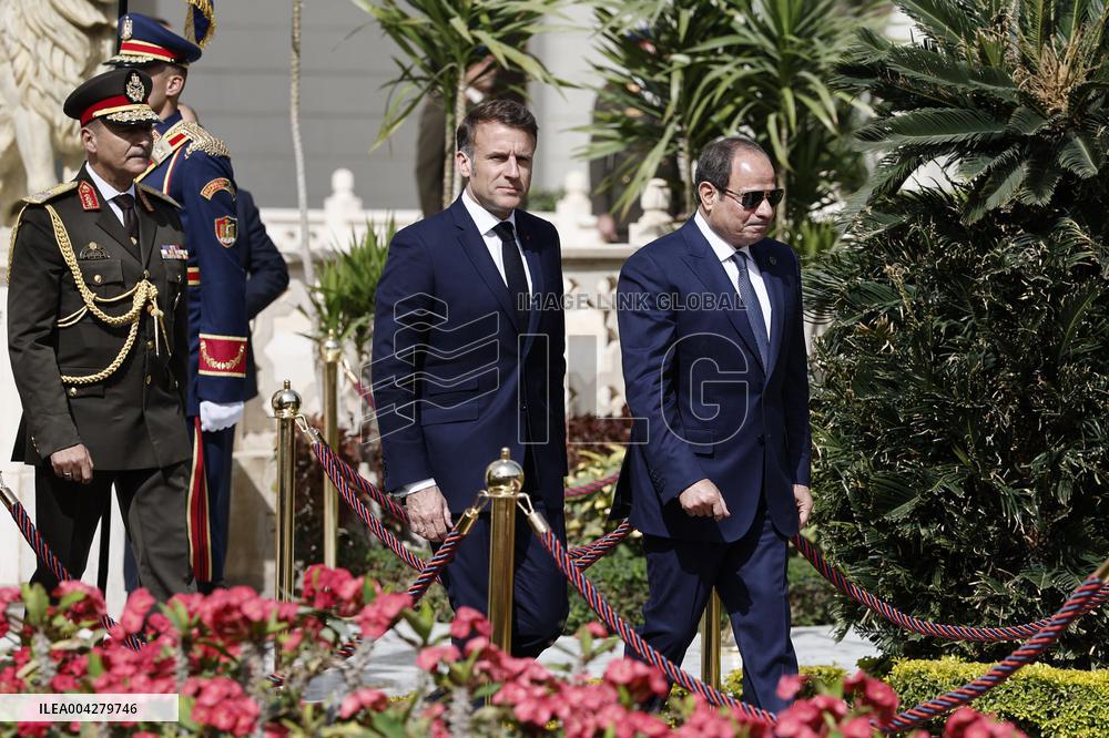 French President Emmanuel Macron visits Egypt