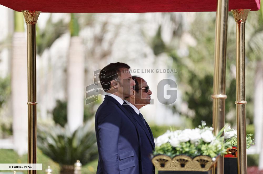French President Emmanuel Macron visits Egypt