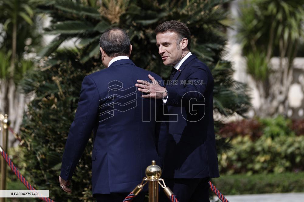 French President Emmanuel Macron visits Egypt