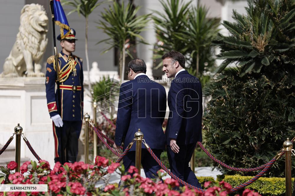 French President Emmanuel Macron visits Egypt