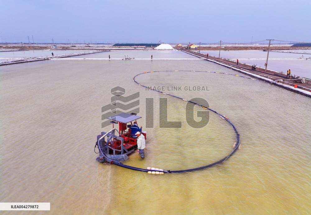Guanxi Salt Field in Lianyungang