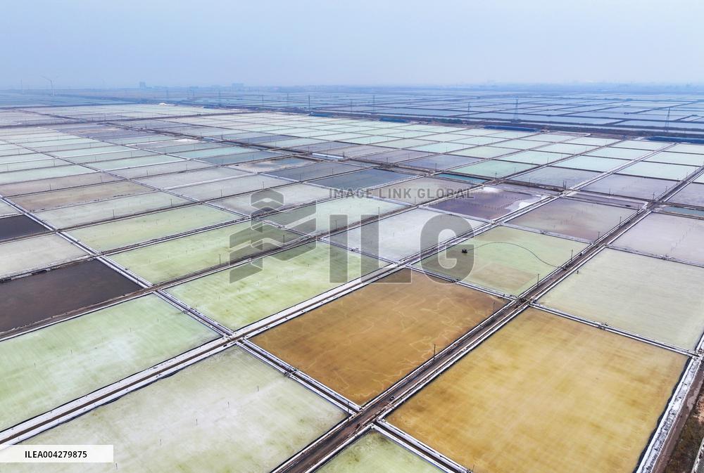 Guanxi Salt Field in Lianyungang
