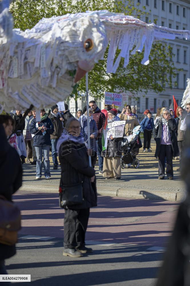 Pro-Palestine Demonstration - Berlin