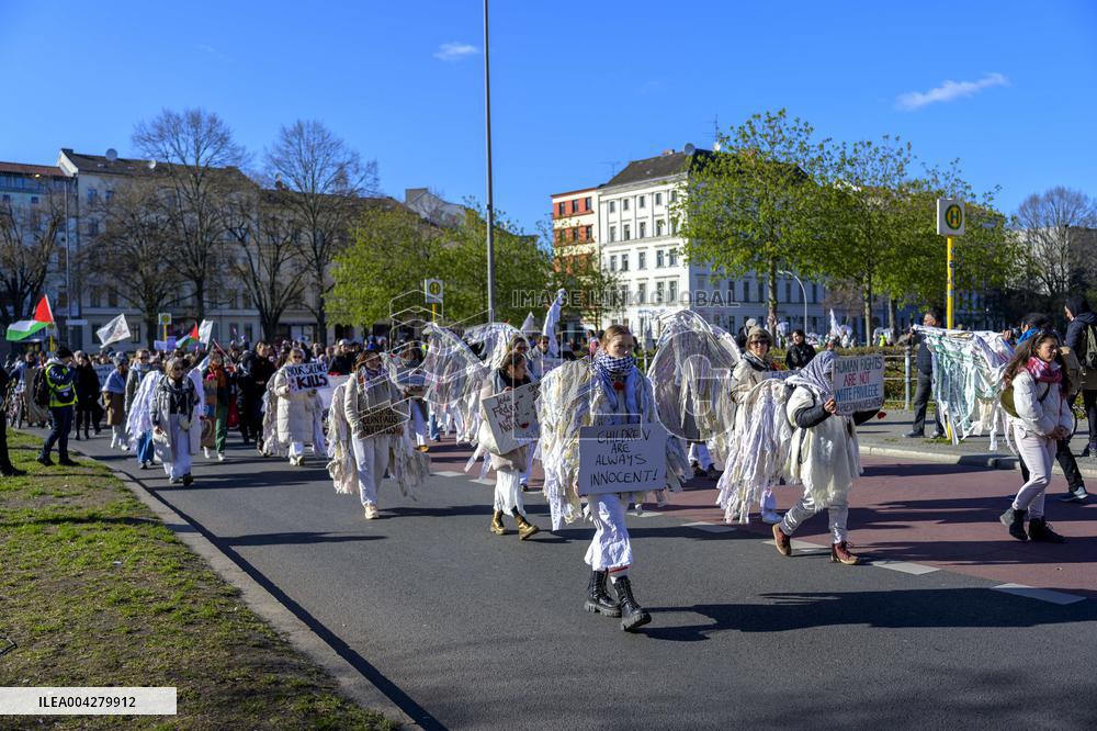 Pro-Palestine Demonstration - Berlin