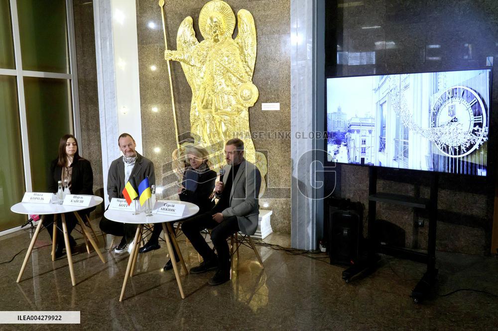 News conference on Origami for Ukraine charity project in Kyiv