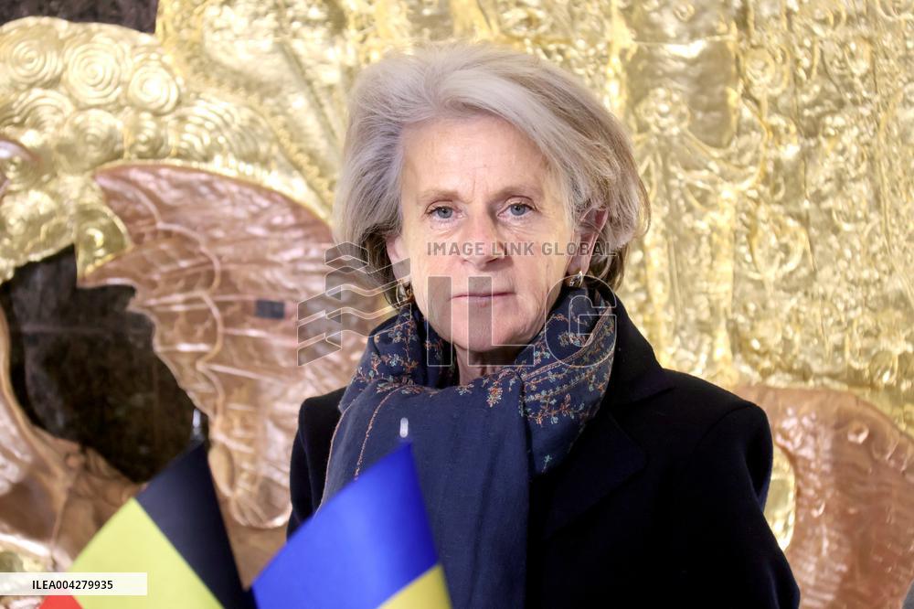 News conference on Origami for Ukraine charity project in Kyiv