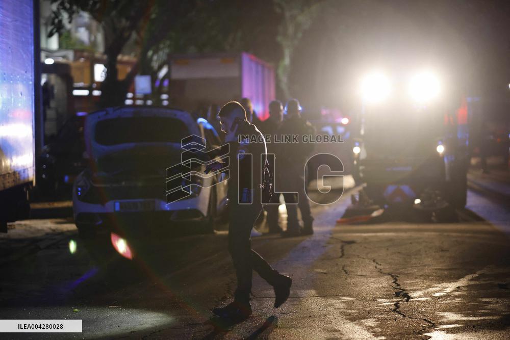 Hamas rocket attack in Ashkelon