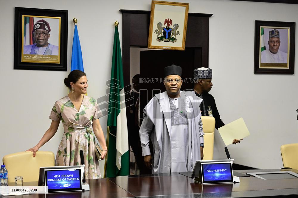 CROWN PRINCESS VICTORIA IN NIGERIA