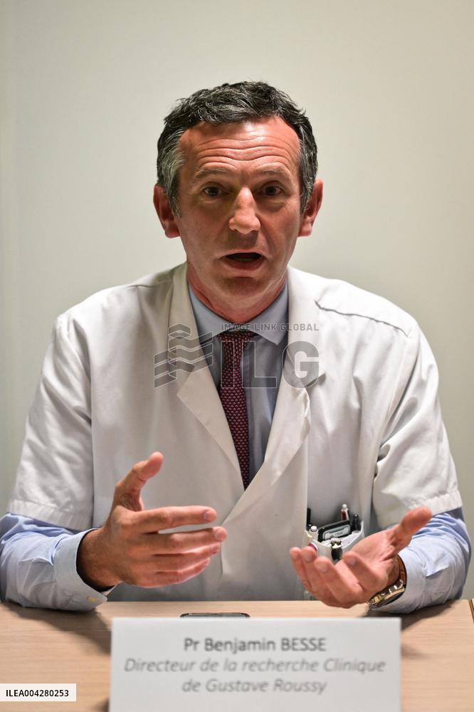 Laurent Marcangeli visits Institut Gustave Roussy near Paris FA