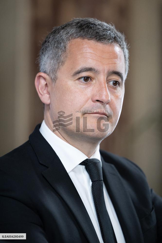 Press conference on the creation of high-security prisons - Paris