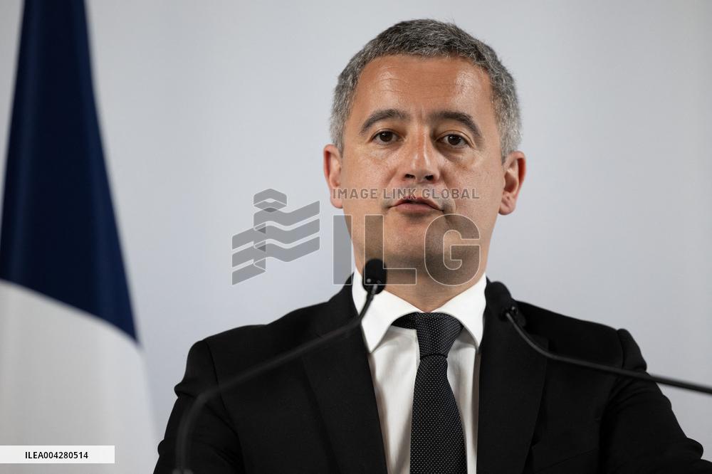 Press conference on the creation of high-security prisons - Paris
