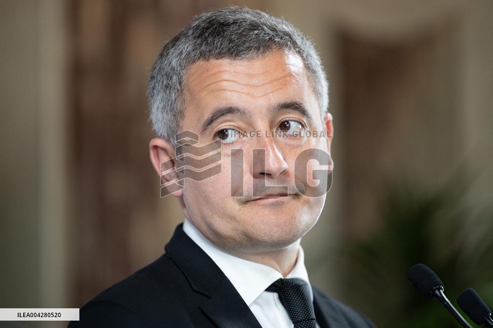 Press conference on the creation of high-security prisons - Paris