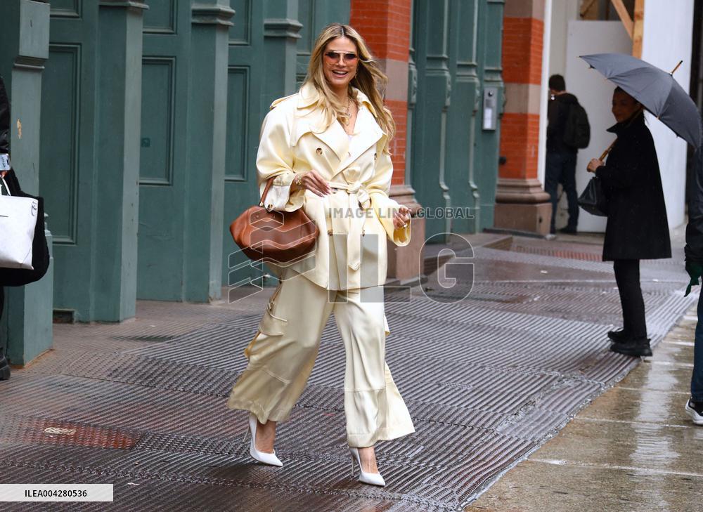Heidi Klum Out In New York