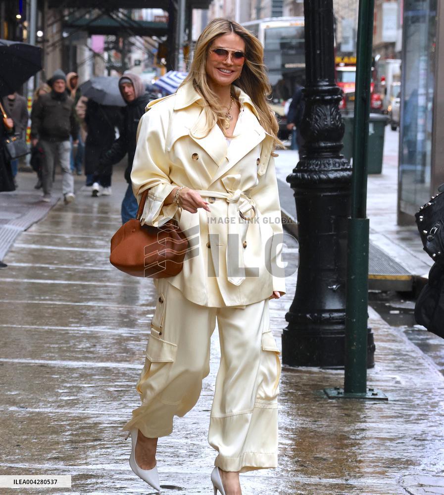 Heidi Klum Out In New York