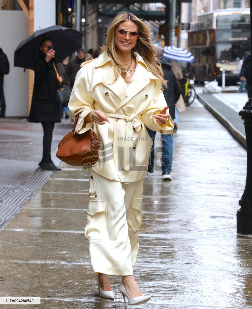 Heidi Klum Out In New York