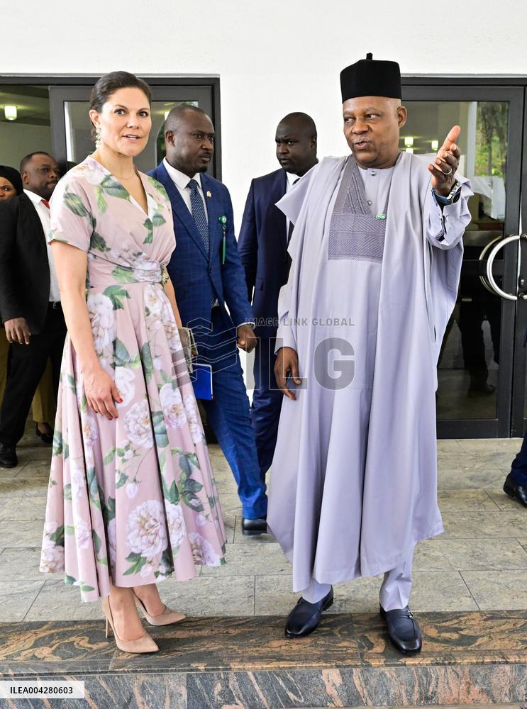 CROWN PRINCESS VICTORIA IN NIGERIA