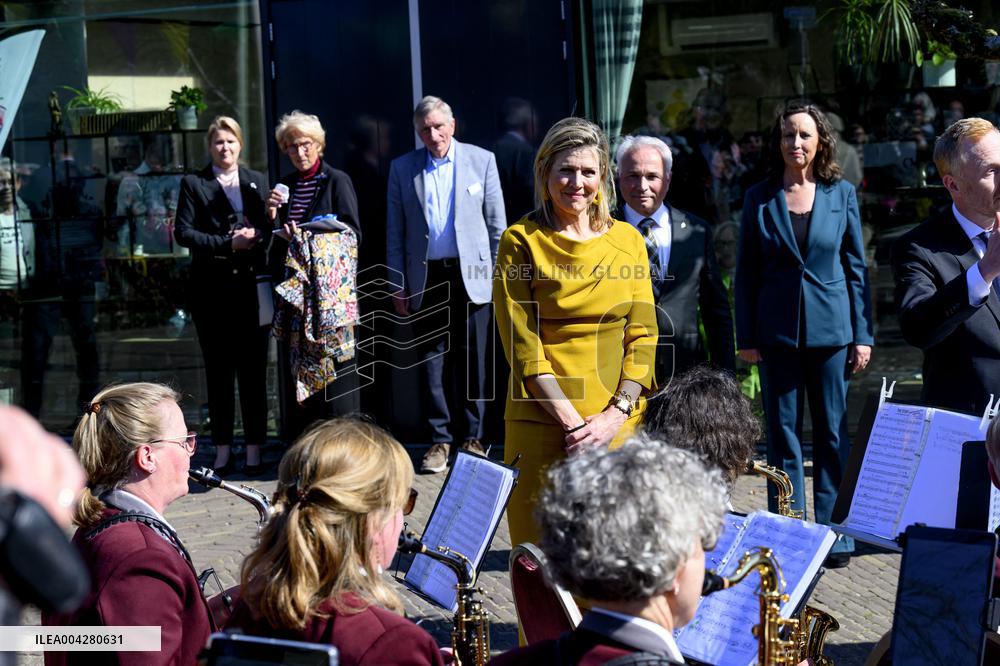 Queen Maxima at the start of the Community Center Week - Netherlands
