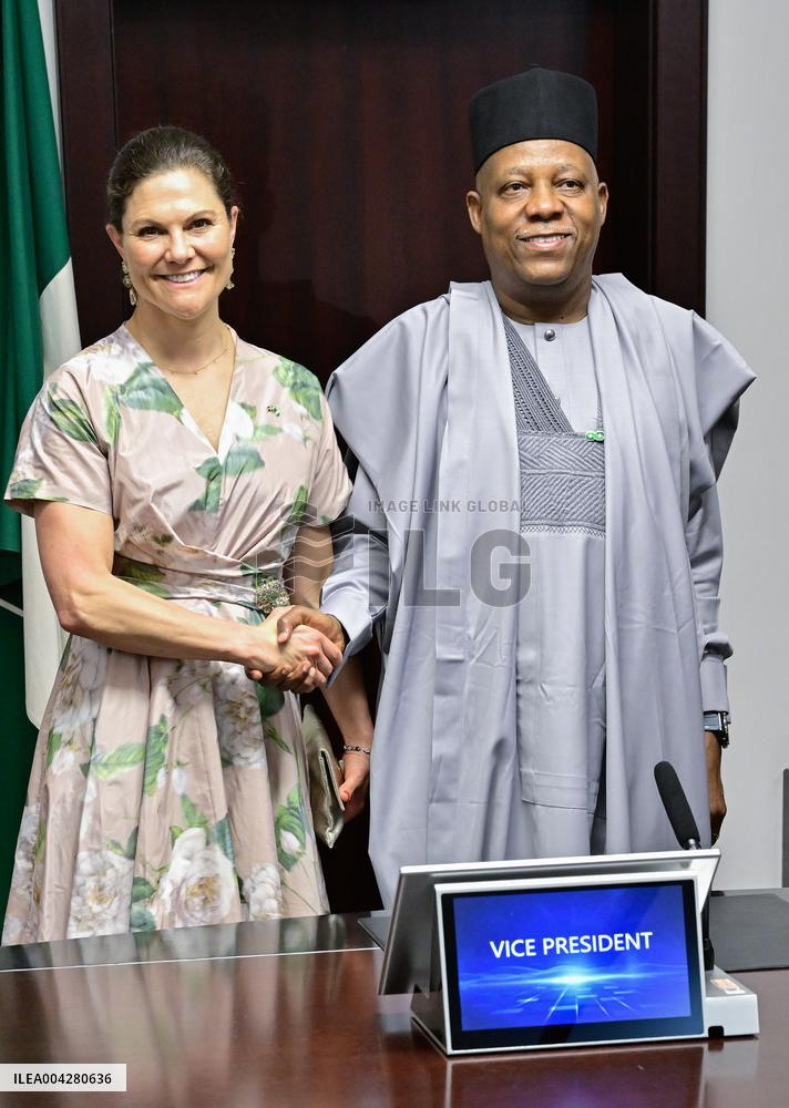 CROWN PRINCESS VICTORIA IN NIGERIA