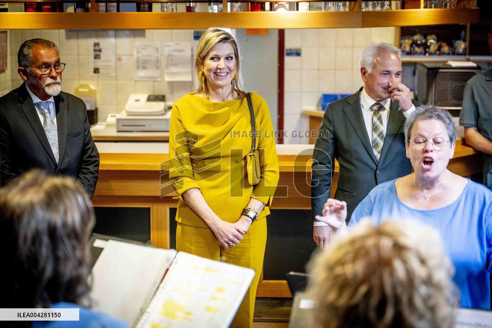 Queen Maxima at the start of the Community Center Week - Netherlands