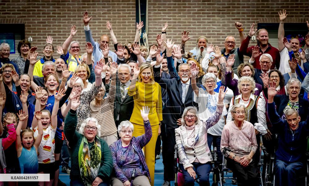 Queen Maxima at the start of the Community Center Week - Netherlands