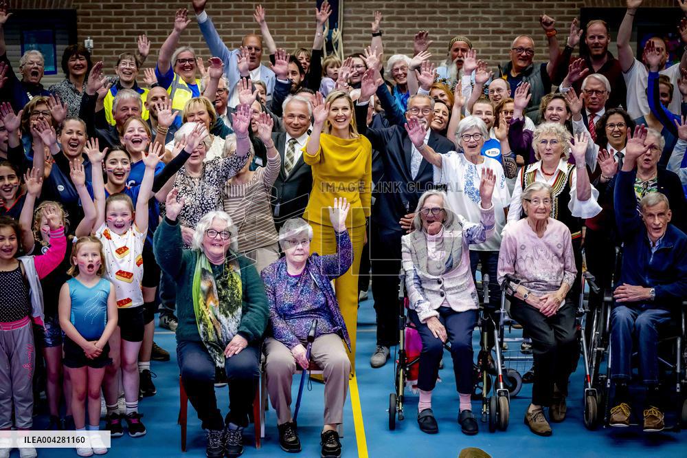 Queen Maxima at the start of the Community Center Week - Netherlands