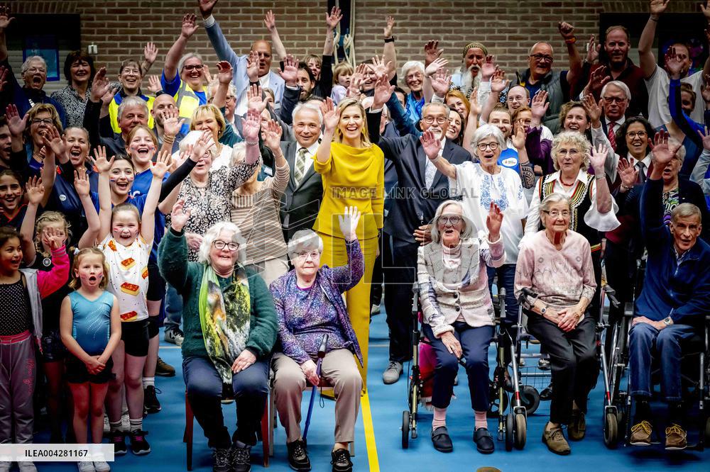 Queen Maxima at the start of the Community Center Week - Netherlands
