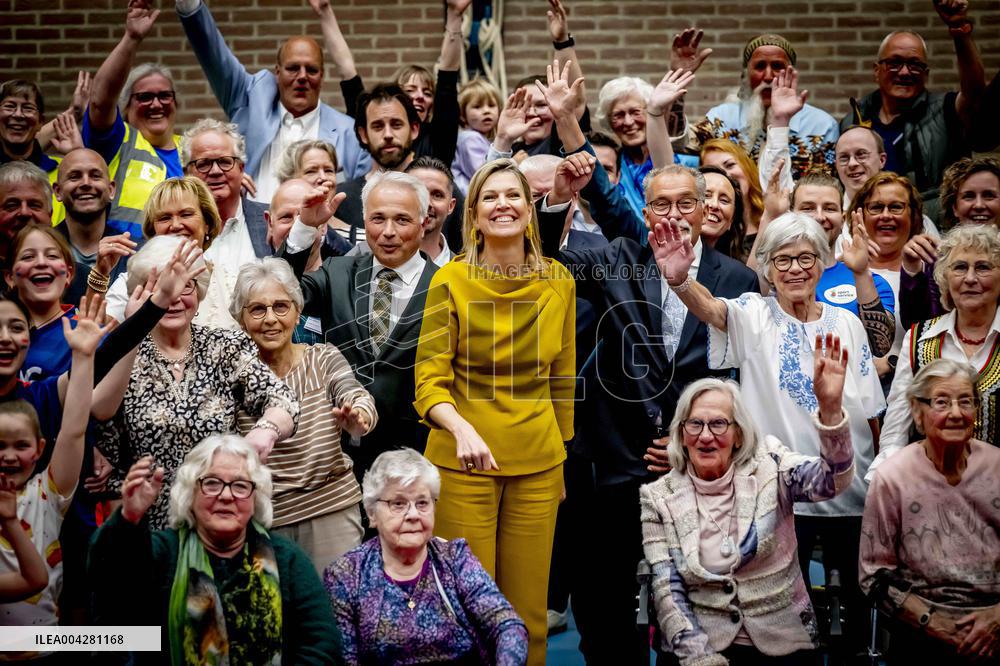 Queen Maxima at the start of the Community Center Week - Netherlands