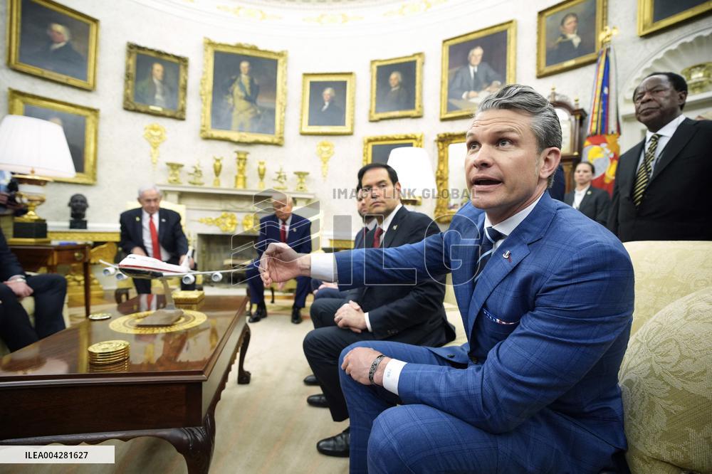 Donald Trump meets with Benjamin Netanyahu - Washington