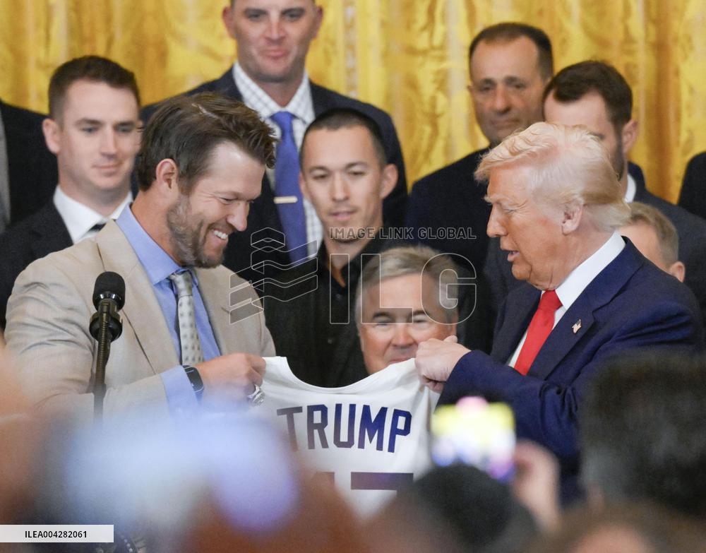 White House ceremony to honor 2024 World Series champion team