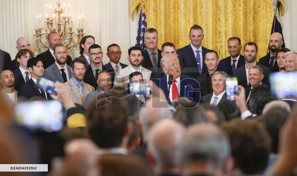 White House ceremony to honor 2024 World Series champion team