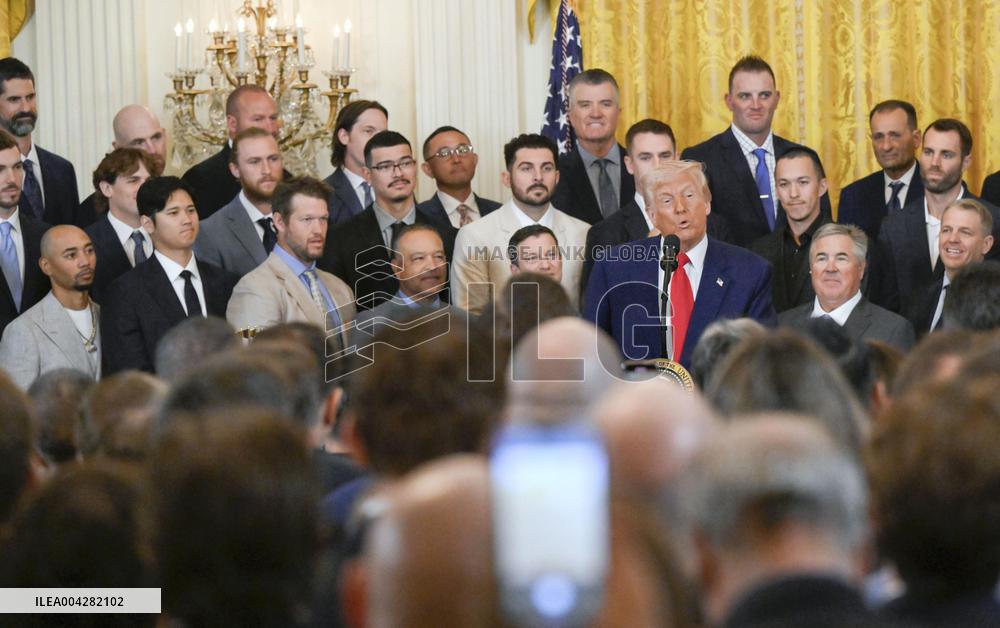 White House ceremony to honor 2024 World Series champion team