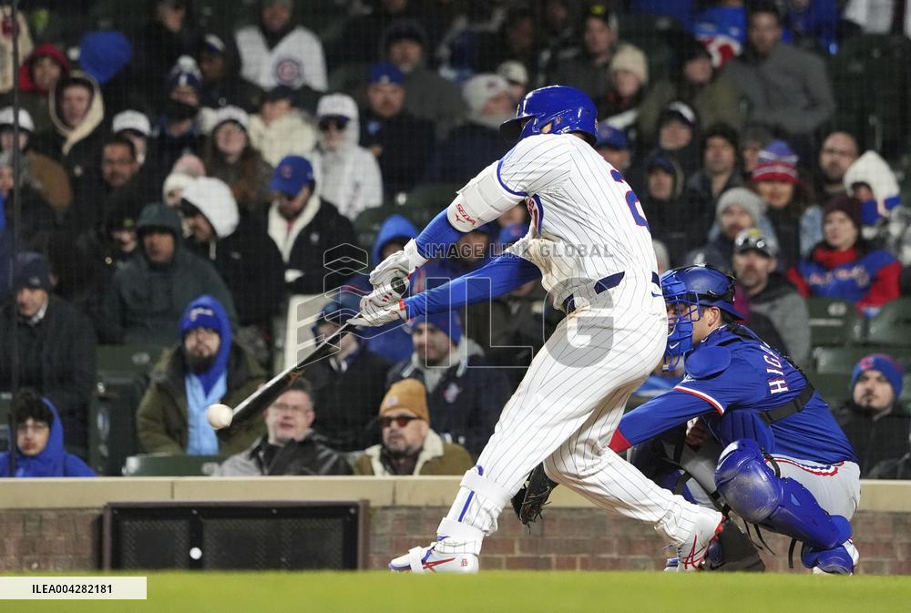 Baseball: Rangers vs. Cubs