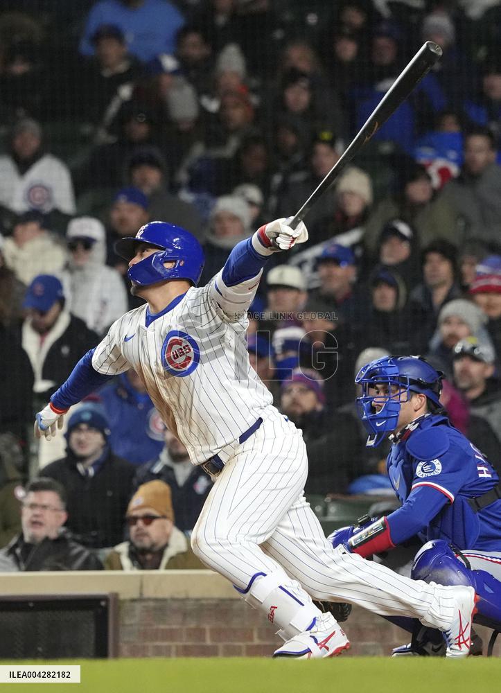 Baseball: Rangers vs. Cubs