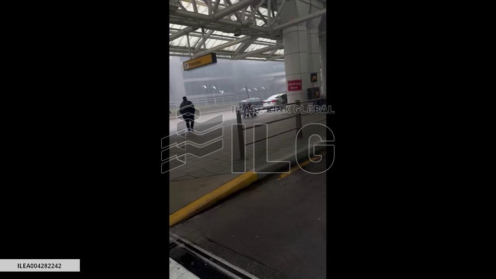 US: Thick Smoke Fills BWI Airport After Vehicle Fire, Disrupting Traffic