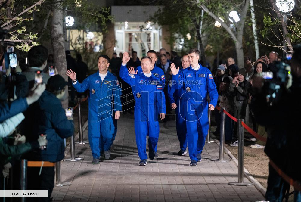 Expedition 73 Cosmonaut Hotel Departure