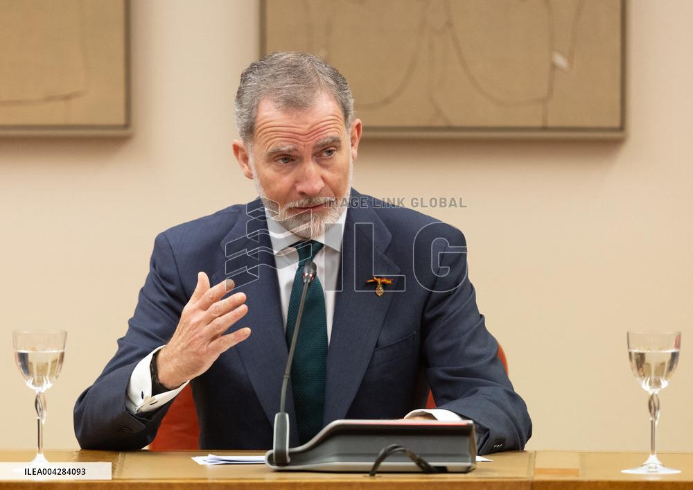 The King and Queen of Spain preside over the commemoration of the 600th anniversary of the arrival of the gypsy people in Spain