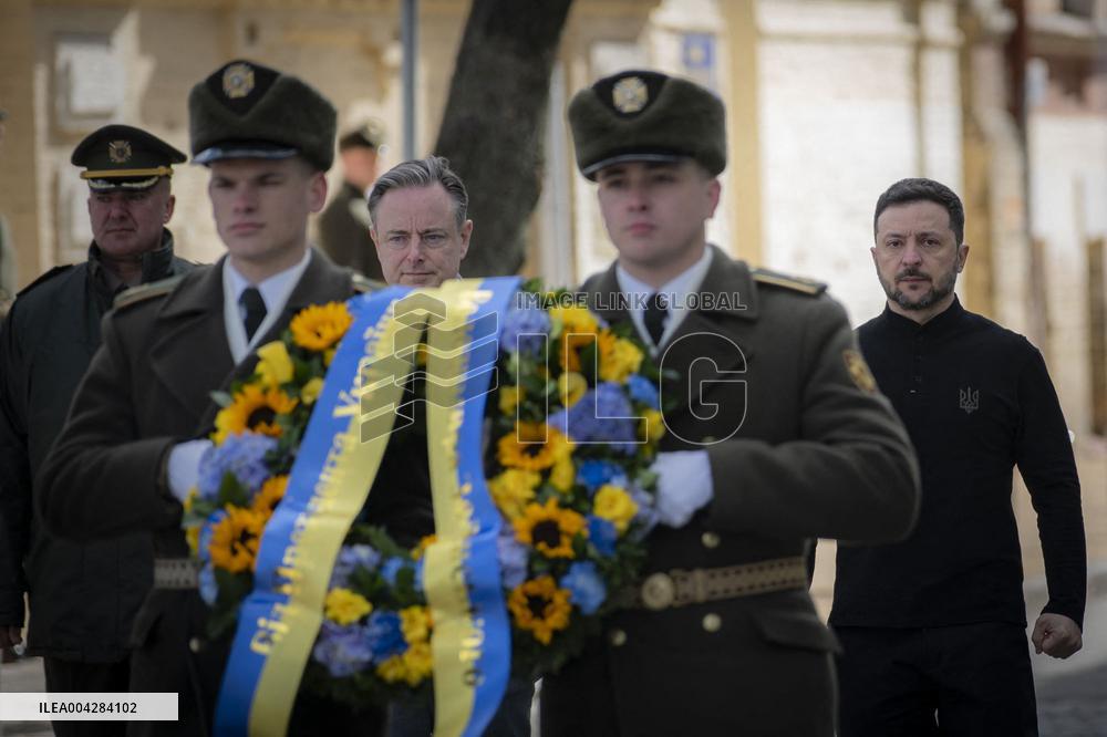 Meeting Between the President of Ukraine and the Prime Minister of Belgium in Kyiv