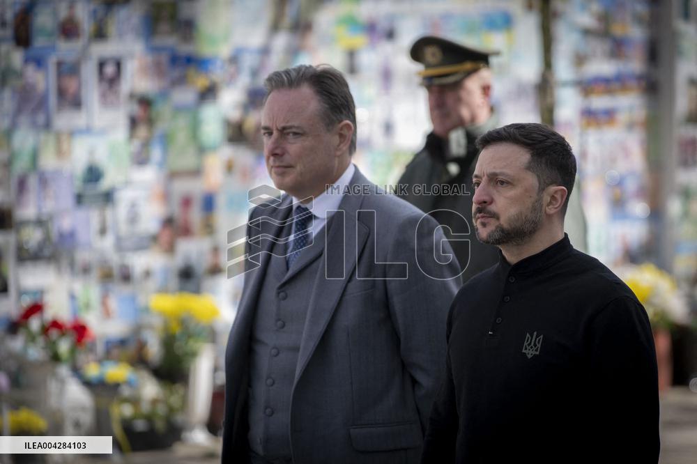 Meeting Between the President of Ukraine and the Prime Minister of Belgium in Kyiv