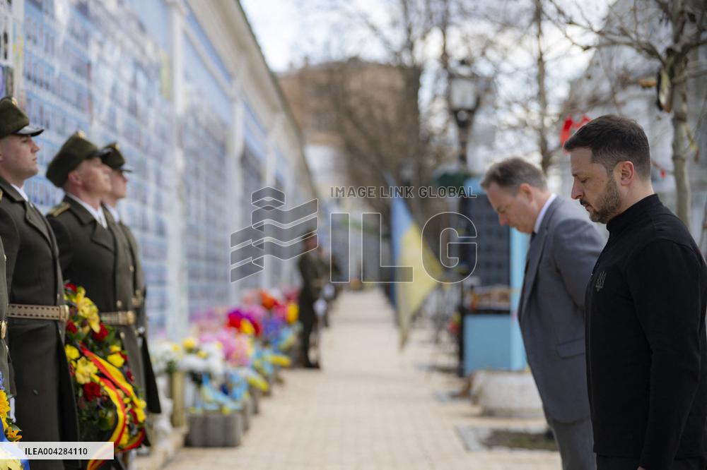 Meeting Between the President of Ukraine and the Prime Minister of Belgium in Kyiv