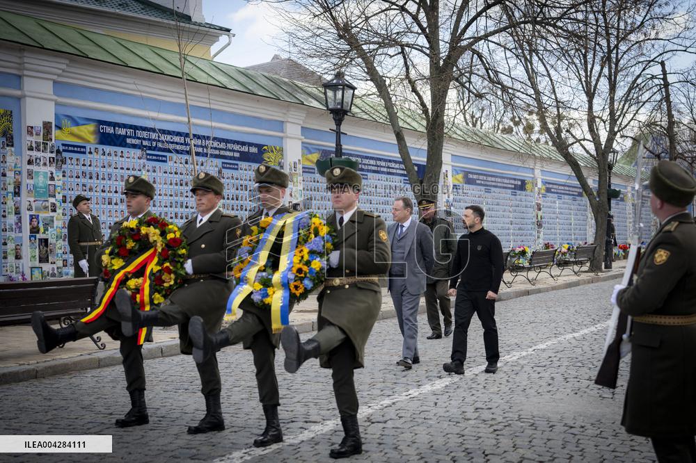 Meeting Between the President of Ukraine and the Prime Minister of Belgium in Kyiv