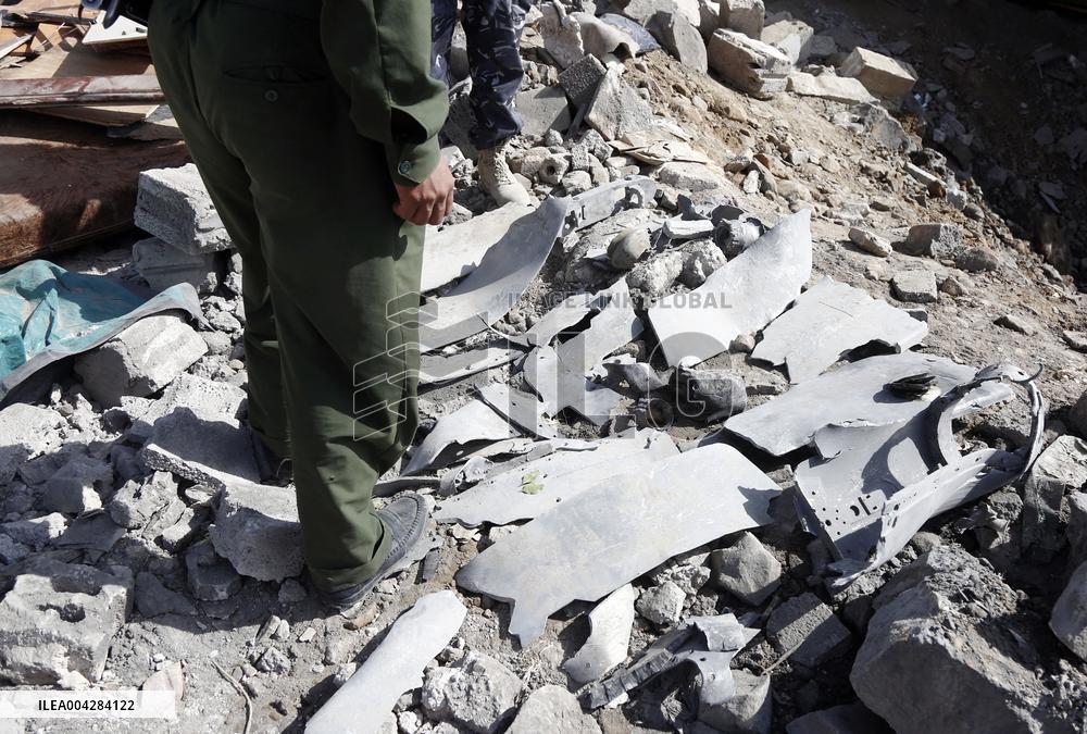 US Airstrikes In Sanaa - Yemen