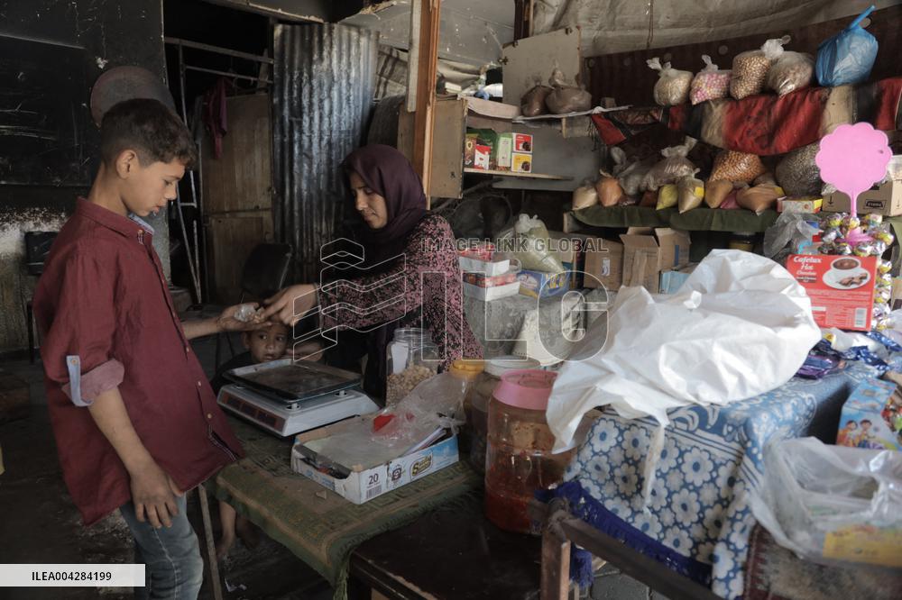 Situation of the displaced children in Gaza