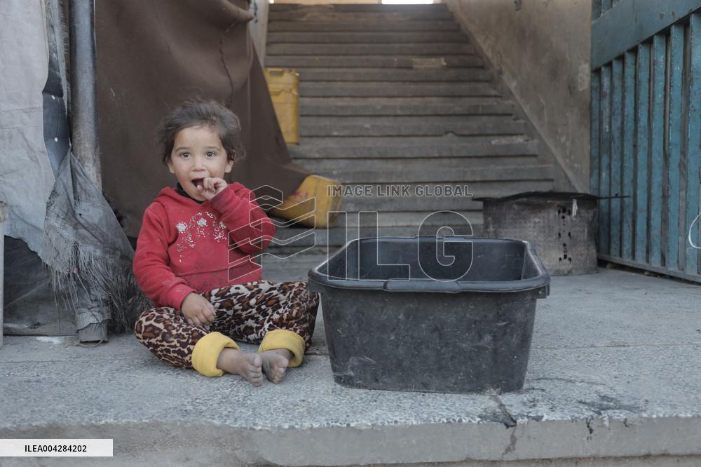 Situation of the displaced children in Gaza