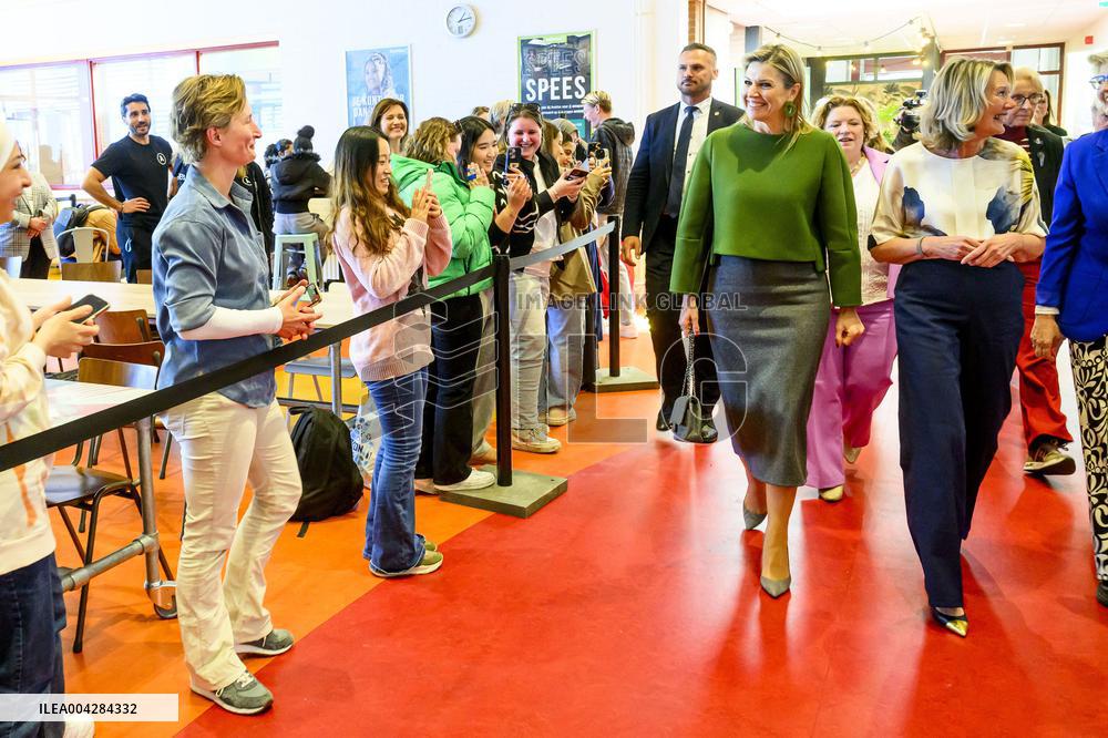 Queen Maxima Visits The Municipality Of Deventer