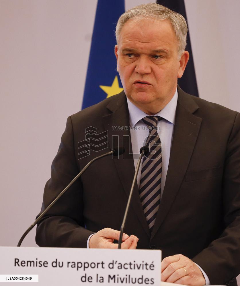 Submission of the MIVILUDE Report - Paris