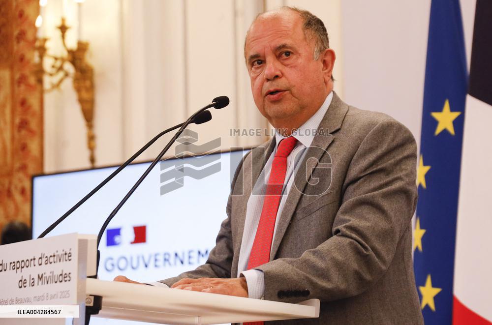 Submission of the MIVILUDE Report - Paris