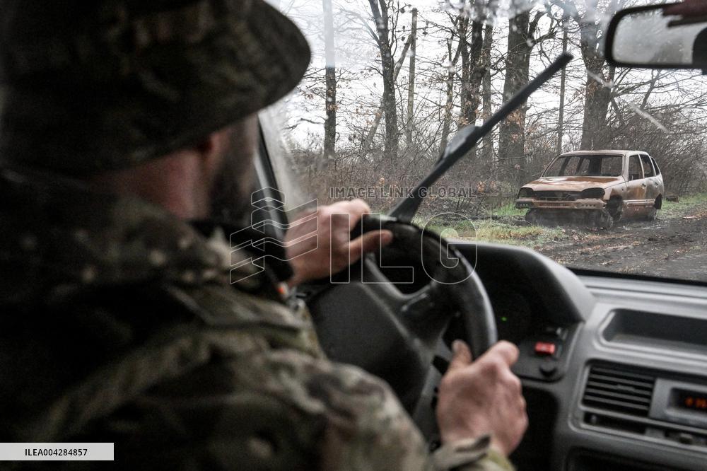 Artillery unit of Ukraines 108th Territorial Defence Brigade in Zaporizhzhia region